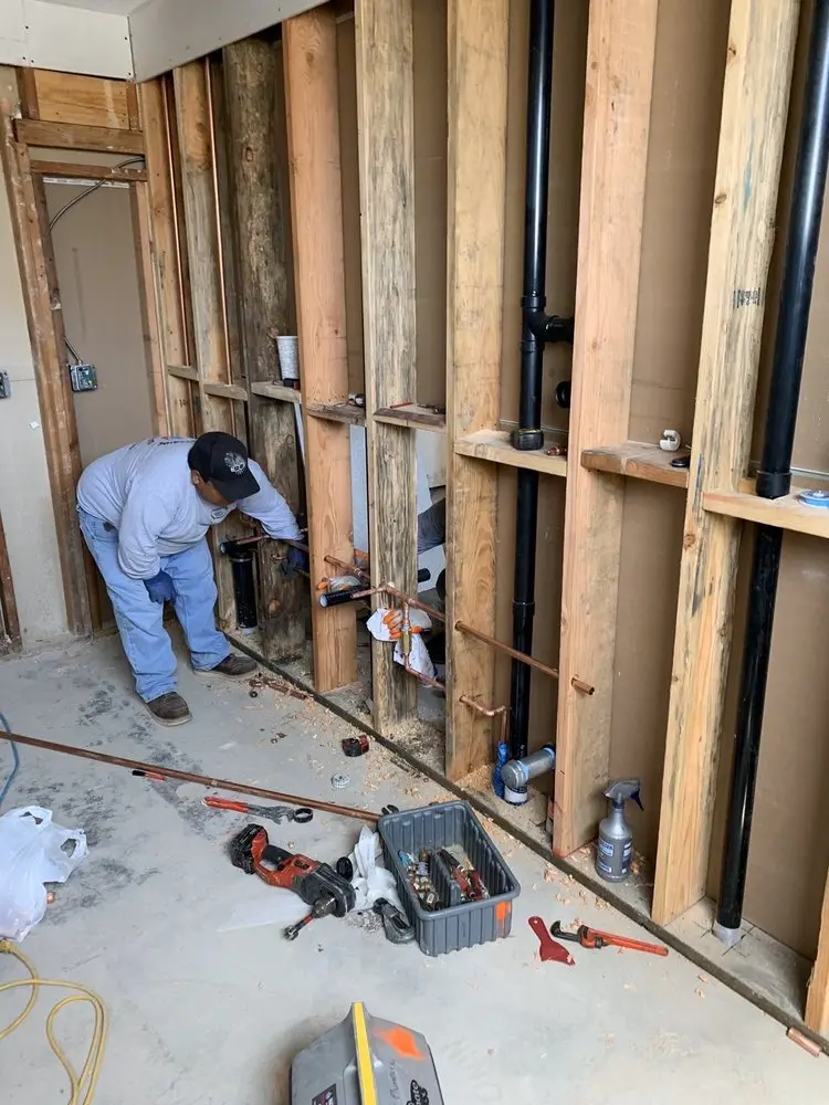 Commercial rough-in plumbing for Gas Line Repair in Pear Tree Village